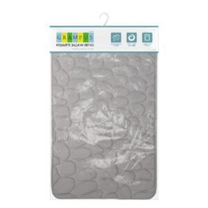 Коврик для ванной Grampus Stones GR-3204K, серый, 50х80см