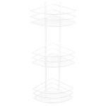 Полка угловая трехэтажная белая Fixsen FX-710W-3