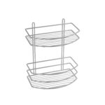 Полка угловая одноэтажная серая Fixsen FX-710-1