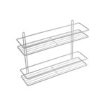 Полка угловая одноэтажная серая Fixsen FX-710-1