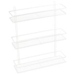 Полка прямая трехэтажная белая Fixsen FX-730W-3