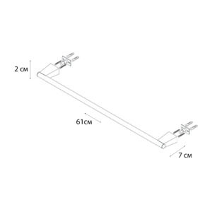 Полотенцедержатель рога 2-ой Fixsen Trend FX-97802A Полотенцедержатель рога 2-ой Fixsen Trend FX-97802A