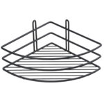 Полка угловая одноэтажная черная Fixsen FX-710B-1