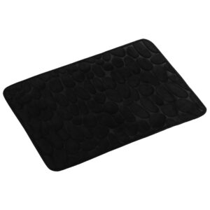 Коврик для ванной Grampus Stones GR-3204L, черный, 50х80см